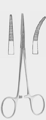 Кровоспинний затискач КЕРНСА (CAIRNS), вигнутий